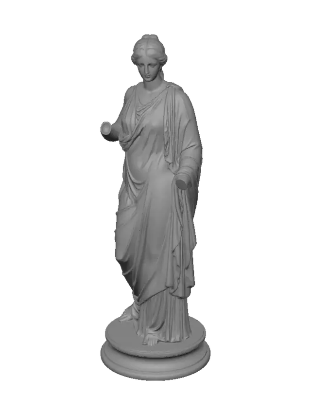 3D model for Draped Marble Goddess