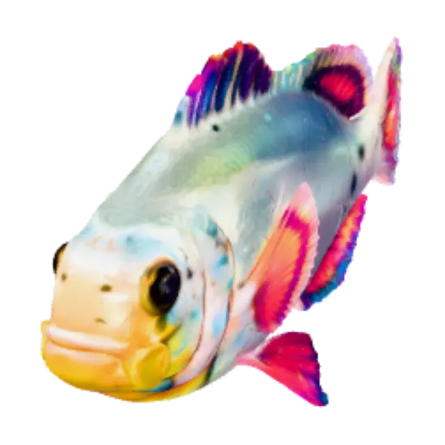3D model for Kaleidoscope Rainbow Fish