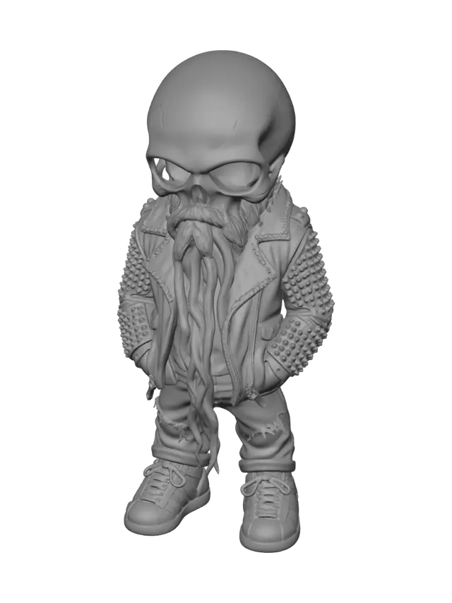 3D model for Skull Biker