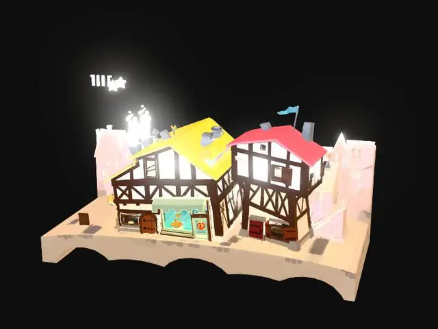 3D model for Tilted Timber Town