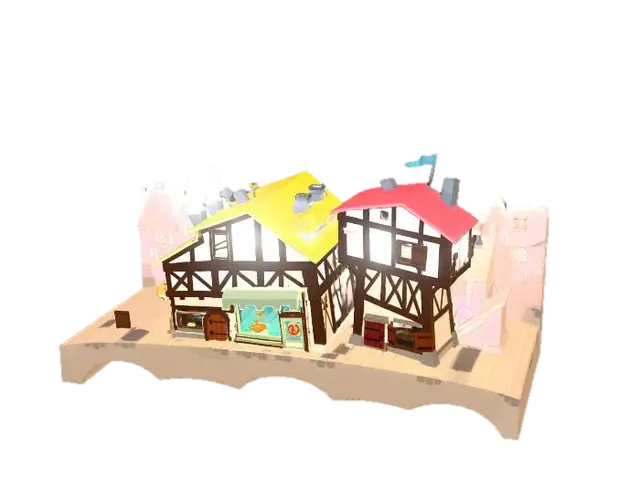 3D model for Tilted Timber Town