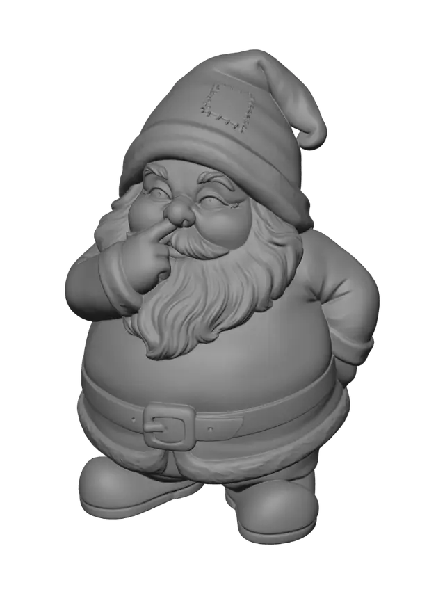 3D model for Nosey Santa in the Garden