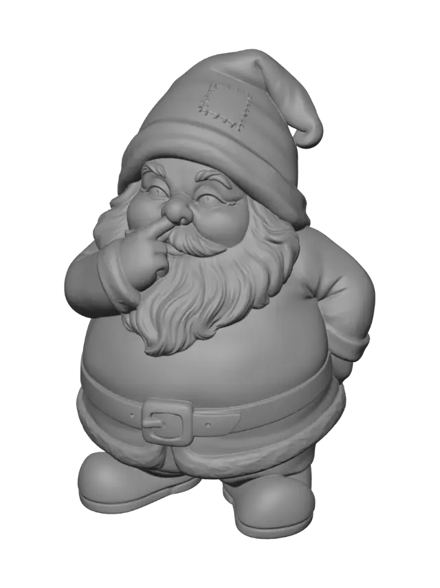 3D model for Nosey Santa in the Garden