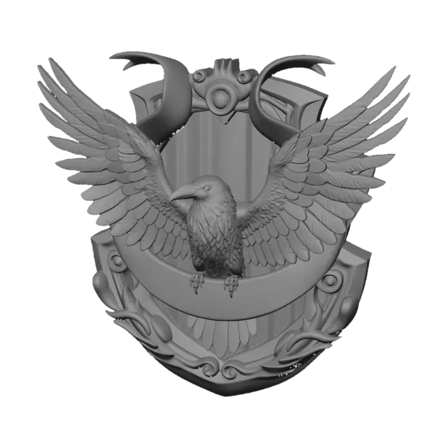 3D model for Ravenwing Crest