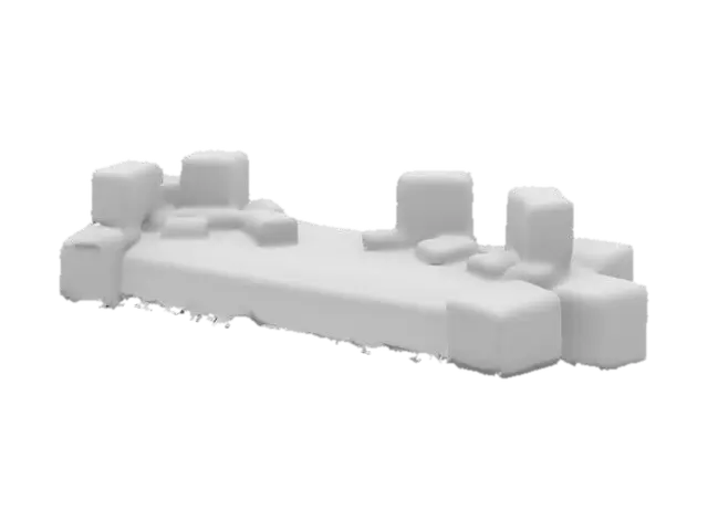 3D model for Hay Bale Couch