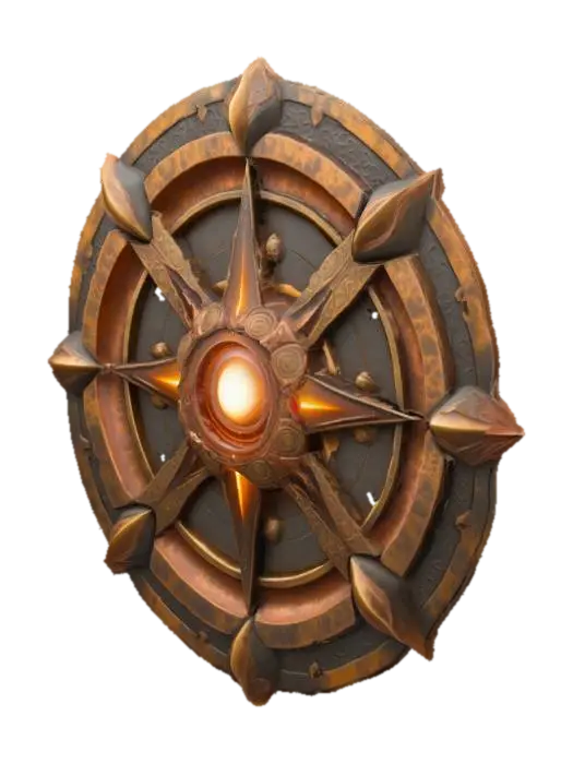 3D model for A Star Trek Delta badge, Diablo art style, #emblem#, Steampunk, Ultra Realistic, emblem