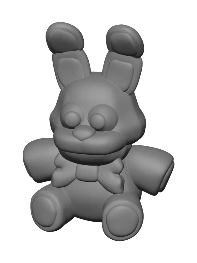 3D model for Stylized Bonnie Plush