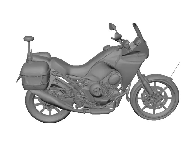3D model for Traffic Police NX500 on a Rainy Street