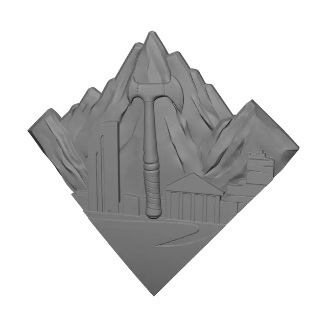 3D model for Diamond Mountain Mine