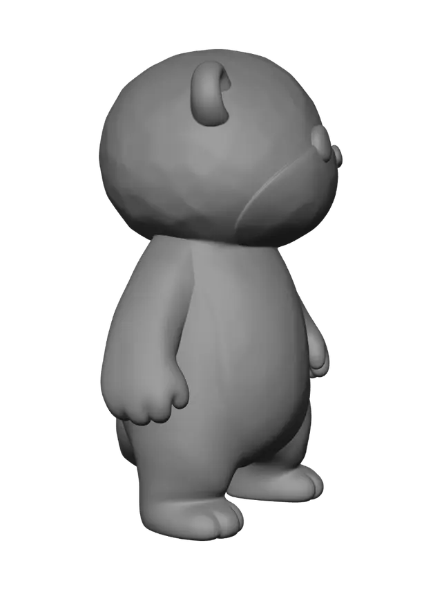 3D model for Rosy Pink Monkey