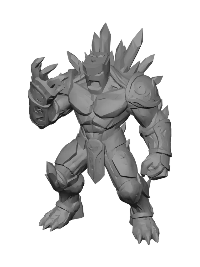 3D model for Crystal Golem