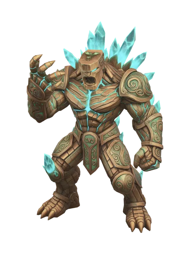 3D model for Crystal Golem