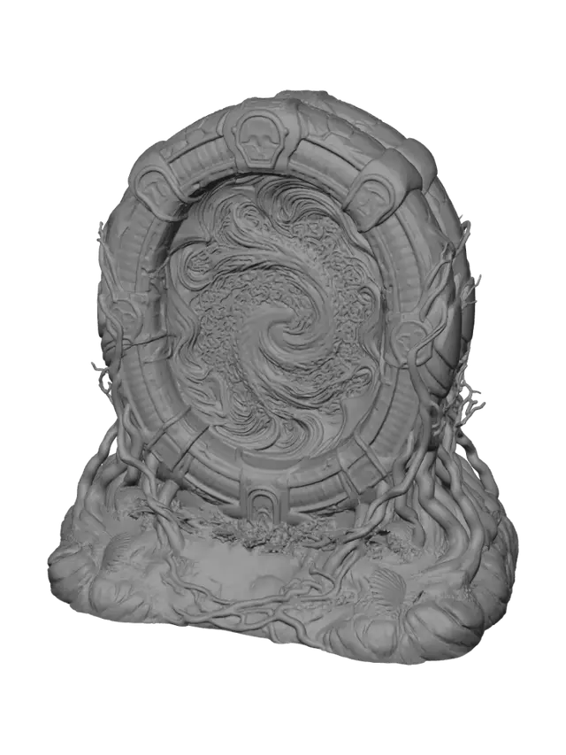 3D model for Rainbow Spiral Portal