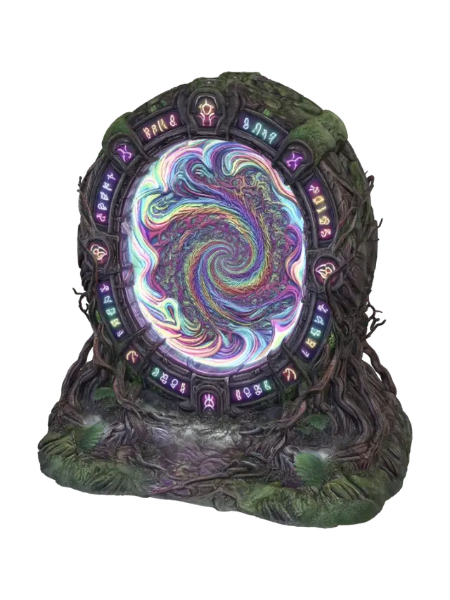 3D model for Rainbow Spiral Portal