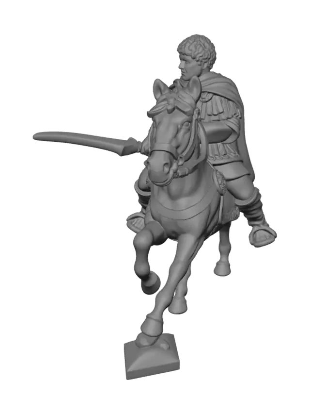 3D model for Knight on Horseback