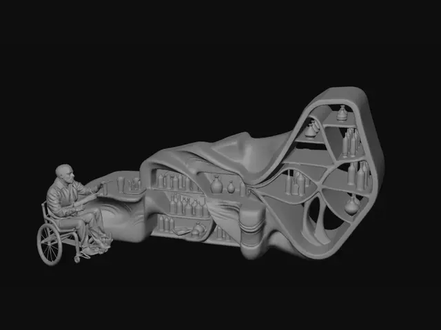 3D model for Cavern of Bottles