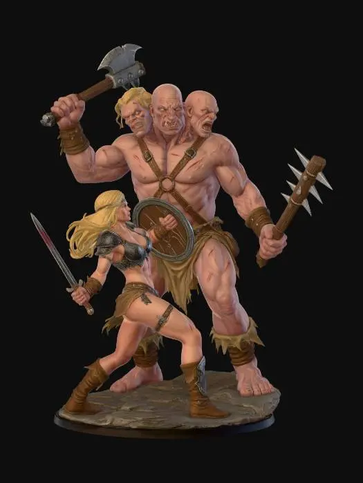 3D model for Threefold Fury