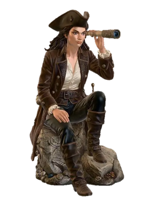 Lookout Pirate - Seafaring 3D model, vytvořený pomocí AI