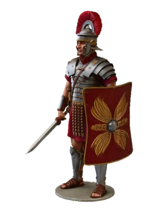 Roman Centurion - Legendary 3D model, vytvořený pomocí AI