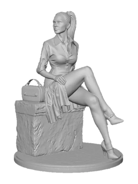 3D model for Leather Noir Elegance
