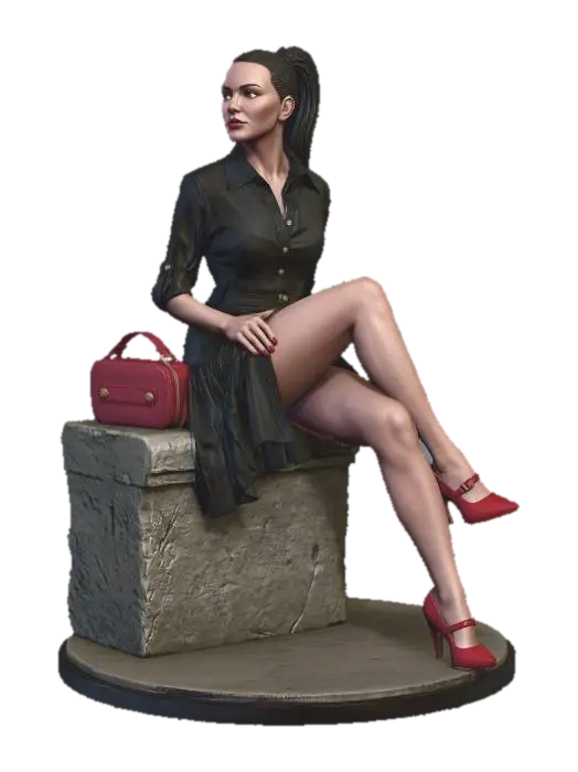 3D model for Leather Noir Elegance