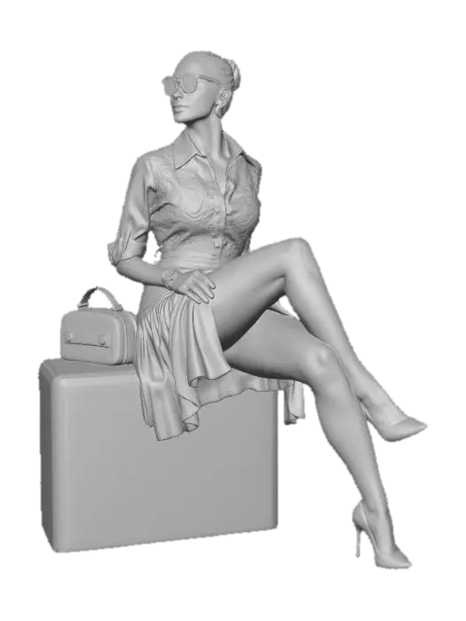 3D model for Cream Couture