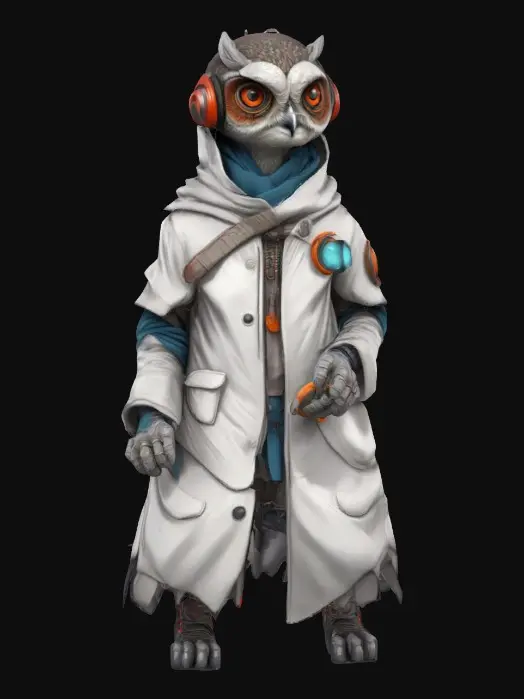 3D model for Cyber Owl Explorer