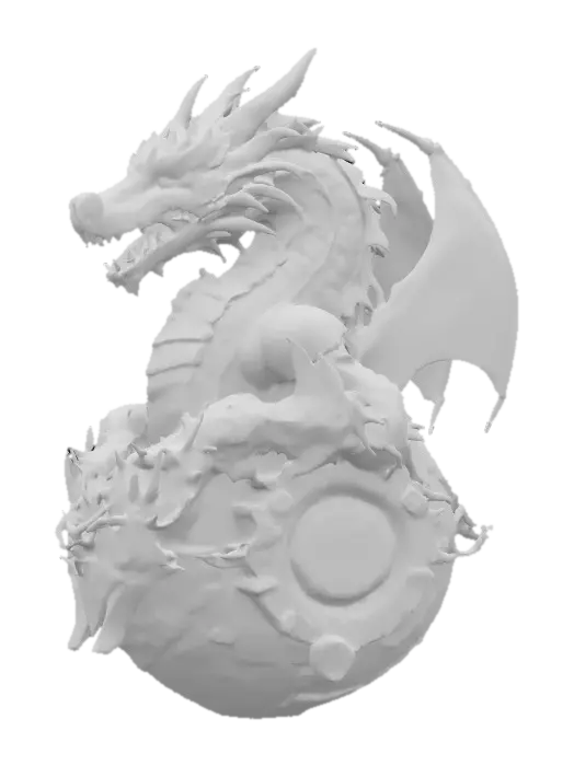 3D model for Eternal Flame Dragon
