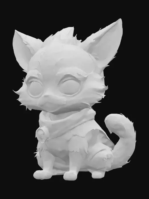 3D model for Blue Cosmo Kitty