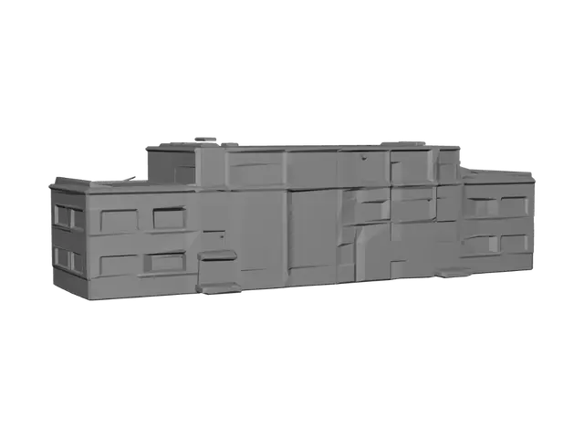 3D model for Colorful School Building