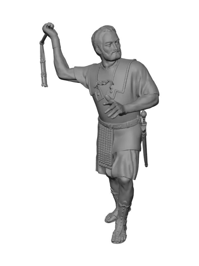 3D model for Whip-Wielding Gladiator