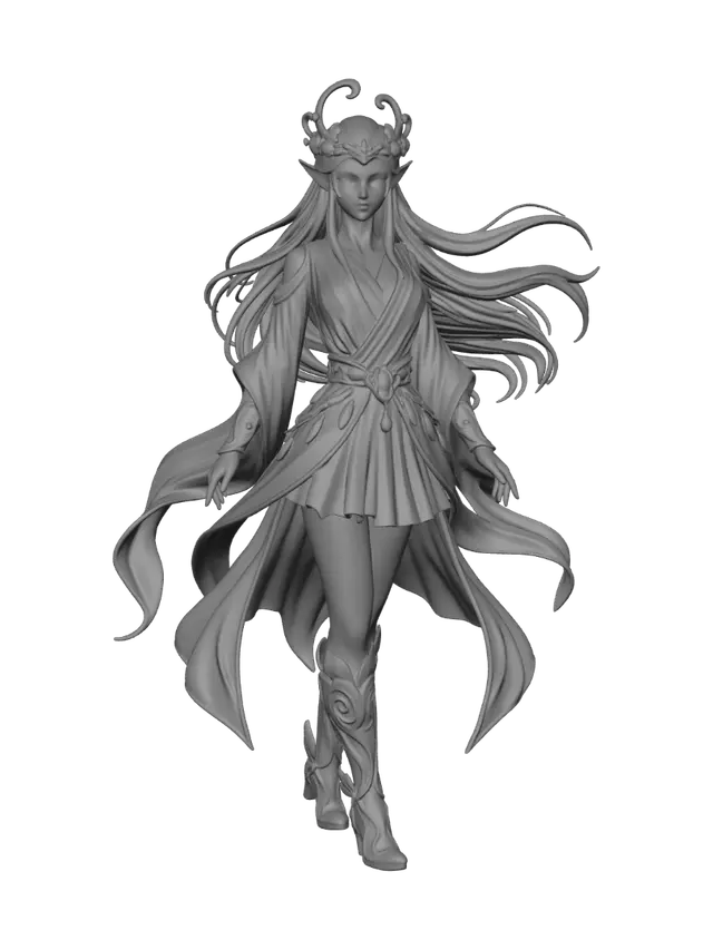 3D model for Azure Ice Elf