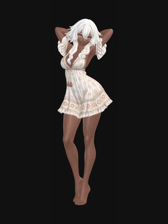 3D model for Ivory Bloom
