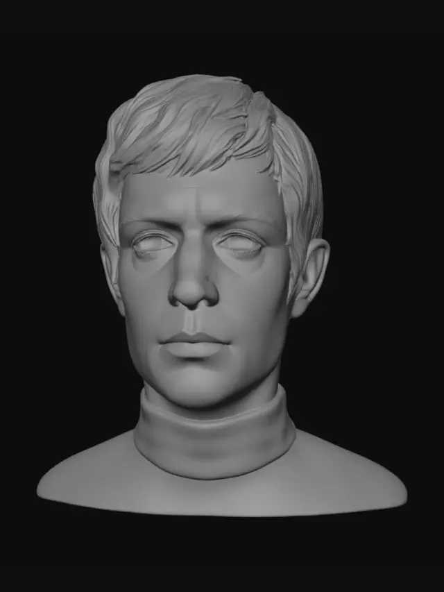 3D model for Stoic Blonde in Uniform