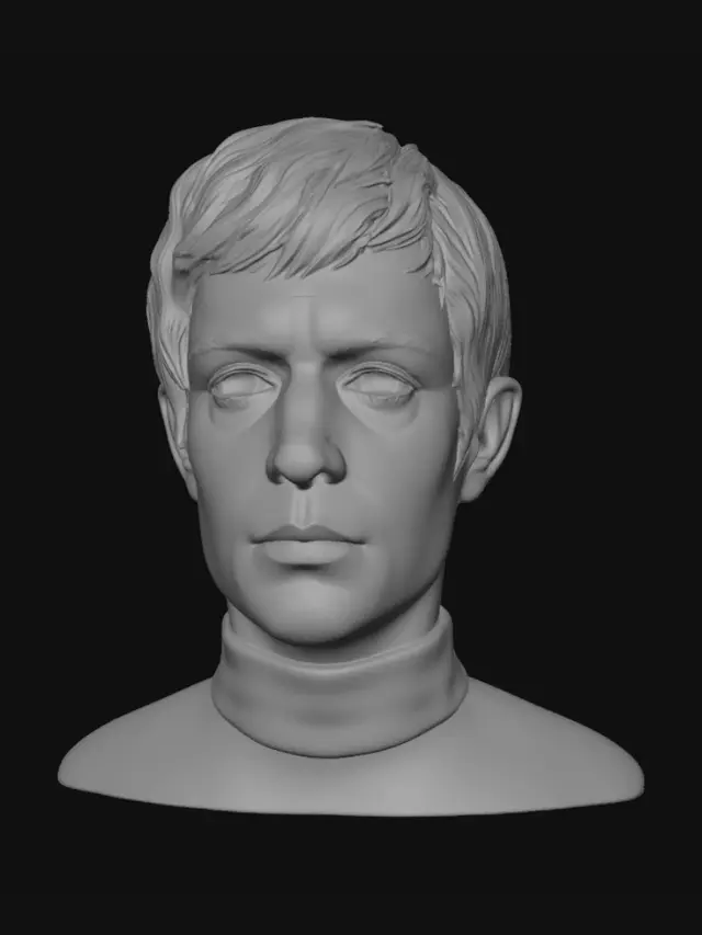3D model for Stoic Blonde in Uniform
