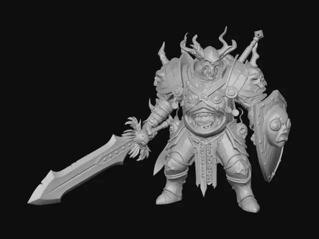 3D model for The dark lord of the nightmare’s valley
