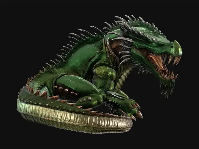 3D model for Emerald Fury