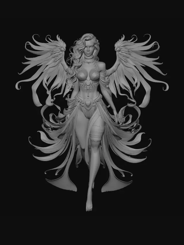 3D model for Crimson Seraph
