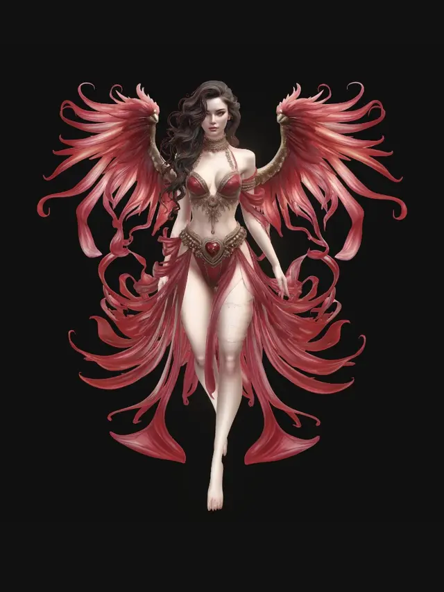 3D model for Crimson Seraph