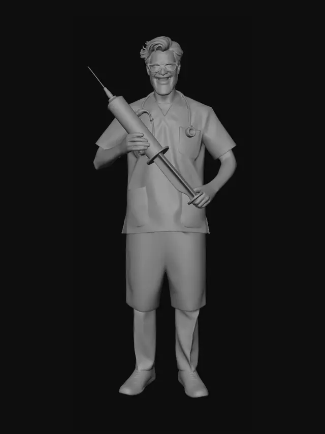 3D model for Giant Syringe Doctor