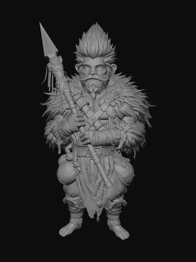 3D model for Warrior Sprite