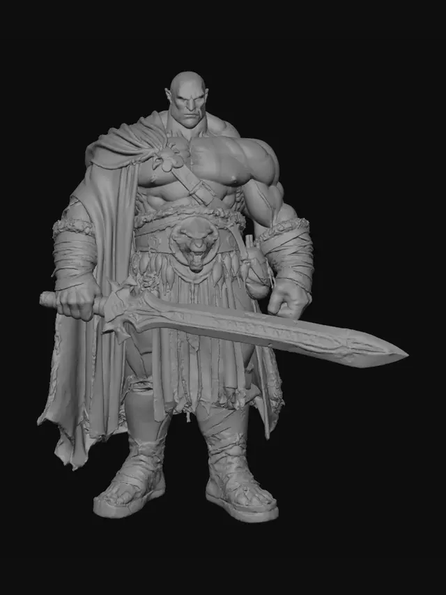 3D model for Warrior's Fury
