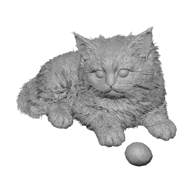 3D model for Crystal Kitten