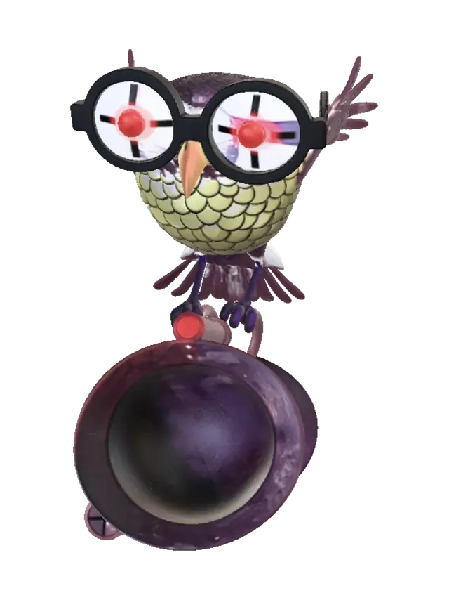 Birb - Spirits 3D model, vytvořený pomocí AI