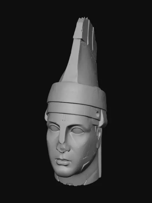 3D model for Conehead Stone Statue