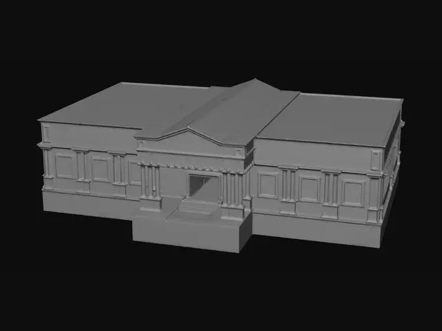 3D model for Neoclassical Villa