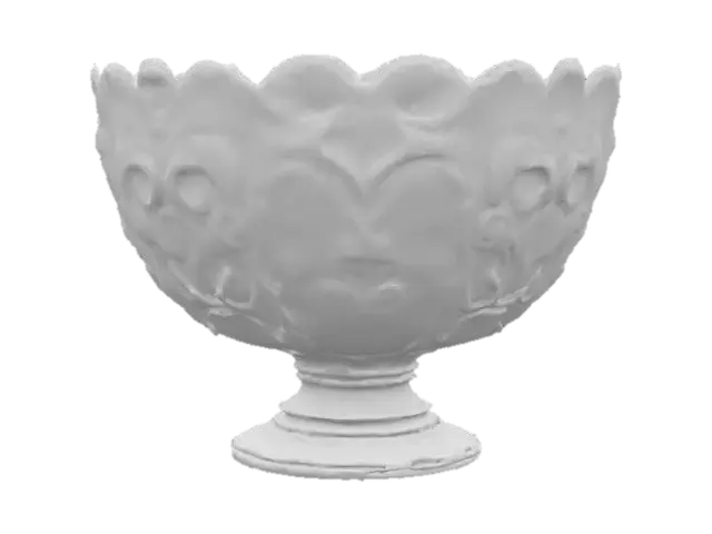 3D model for Ornate glass Victorian bowl, Fantasy, Gemstone, Highly Detailed, Ultra Realistic