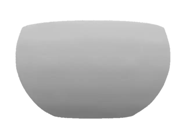 3D model for high gloss colorful pottery planter