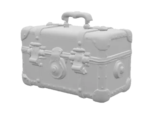 3D model for steampunk suitcase