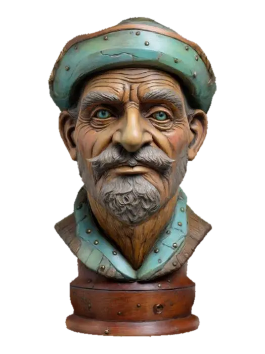 3D model for VintageFishermanBust